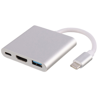 تبدیل هاب Type-C To HDMI/USB3.0/Type-C PD
