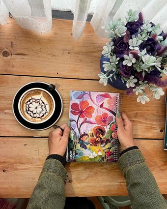 دفتر 50 برگ A5 کلاسیک