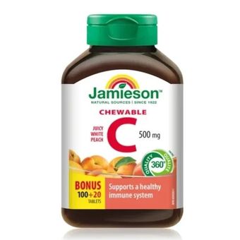 قرص‌های جویدنی ویتامین C شرکت Jamieson