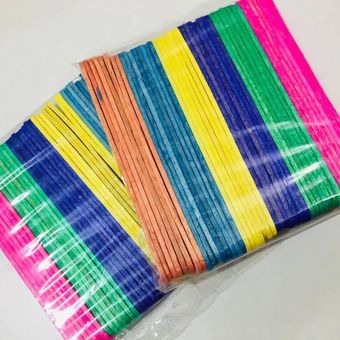 چوب بستنی رنگی