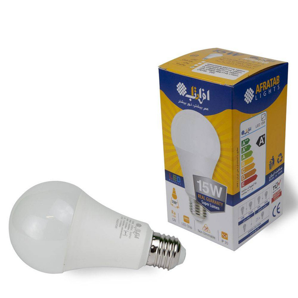 لامپ ال ای دی 15 وات افراتاب
