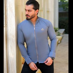 پیراهن مردانه مدل Arka (طوسی)کد6140