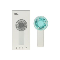 پنکه دستی قابل حمل مدل ZB064 - سفید سبزآبی