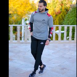 ست سویشرت شلوار مردانه مدل Herry کد 6171