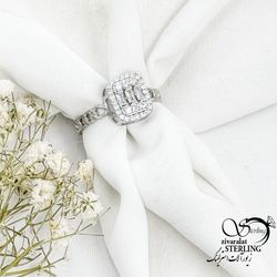 انگشتر امرال (امرتات) نقره جواهری کد 17322