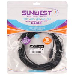 کابل پرینتر سان وست طول 5 متر Sunwest