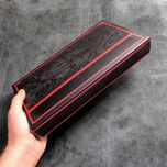 ست اکسسوری چرم مردانه (جاکارتی کمربند جاسوئیچی) کد Set-101