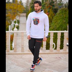 ست سویشرت شلوار مردانه مدل Just Relax کد 6220