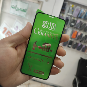 گلس سرامیکی نشکن ایفون x و xs