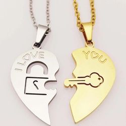 ست گردنبند زنانه و مردانه مدلLavin کد 6212