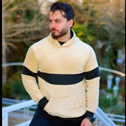 سویشرت مردانه تدی مدل Andrew (کرم) کد 6216