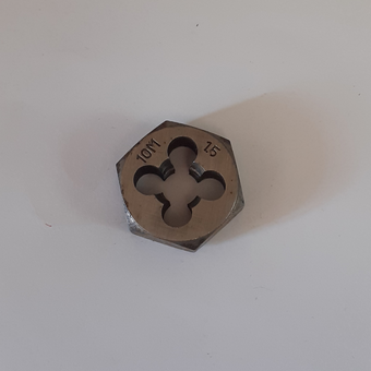 حدیده M10 10 * 1.5 mm در گام 1.5 میلیمتر  GOLIACH DIE NUT HSS