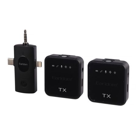 میکروفون یقه ای بی سیم Earldom ET-MC13 Type-C/Lightning/3.5mm