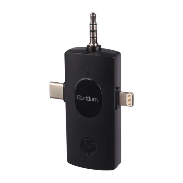 میکروفون یقه ای بی سیم Earldom ET-MC13 Type-C/Lightning/3.5mm