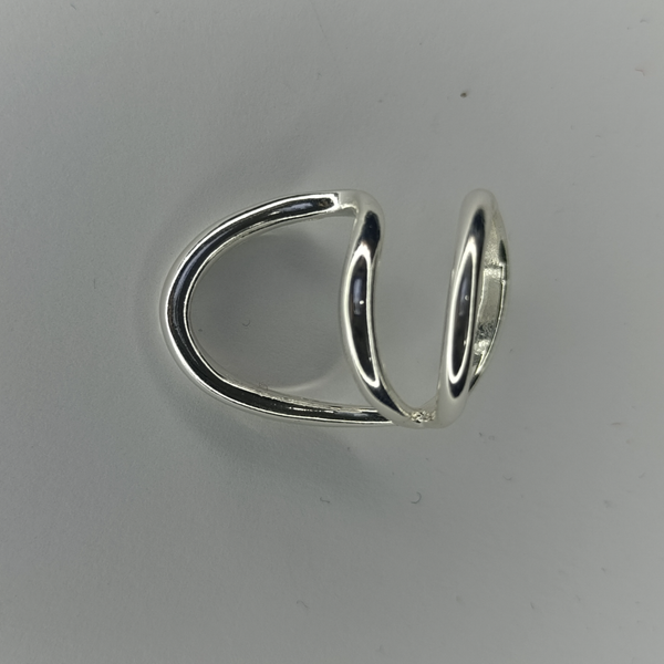 انگشتر آبکاری نقره کد 204