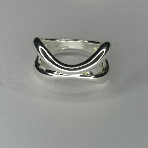 انگشتر آبکاری نقره کد 204