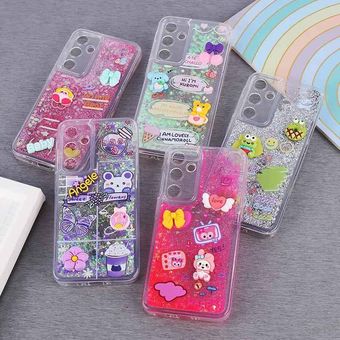 قاب آکواریومی سامسونگ Galaxy A35 عروسکی برجسته محافظ لنزدار