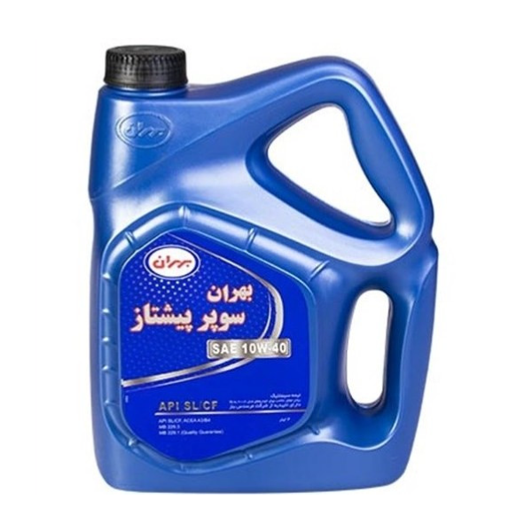 روغن موتور بهران سوپر پیشتاز 10w40  SL  حجم 4 لیتر