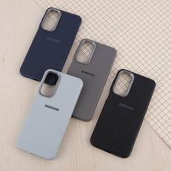 قاب چرمی ژله ای Leather سامسونگ Galaxy A05s لوگودار