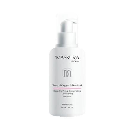 ماسک حبابی صورت حاوی پودر ذغال Maskura 120ml ماسکورا
