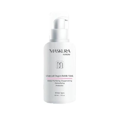 ‫ماسک حبابی صورت حاوی پودر ذغال Maskura 120ml‬‏ ماسکورا