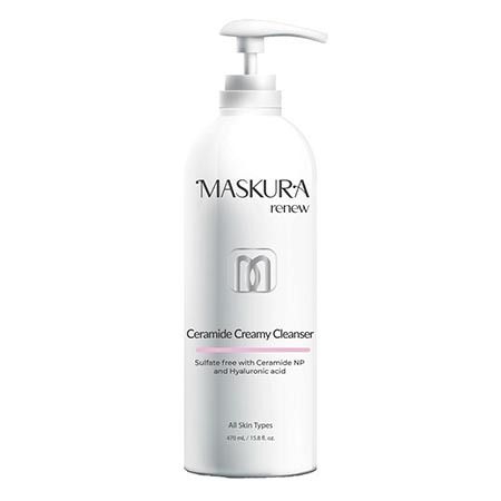 کرم پاک کننده صورت سرامید Maskura 470ml ماسکورا
