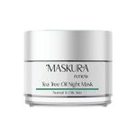 ماسک شب حاوی روغن درخت چای Maskura 50ml ماسکورا