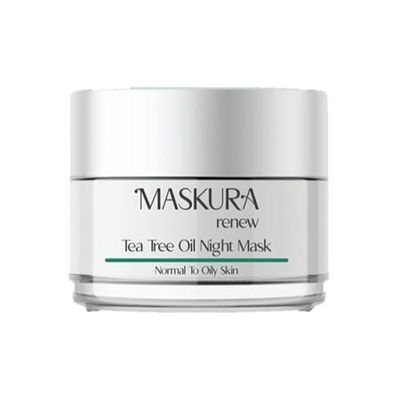 ماسک شب حاوی روغن درخت چای Maskura 50ml‬‏ ماسکورا