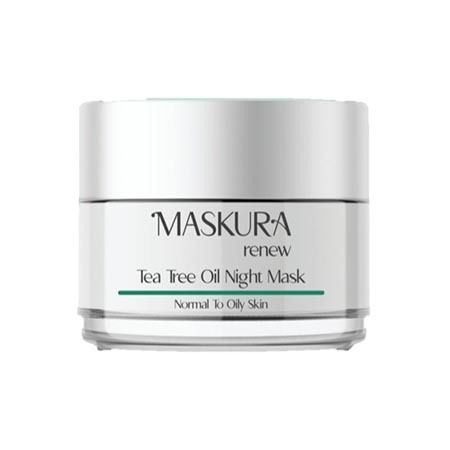 ماسک شب حاوی روغن درخت چای Maskura 50ml ماسکورا