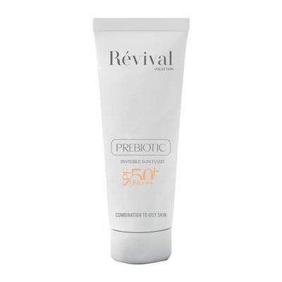 ‫فلوئید ضد آفتاب پریبیوتیک 50 ‏SPF مناسب پوست چرب رویوال REVIVAL‬‏