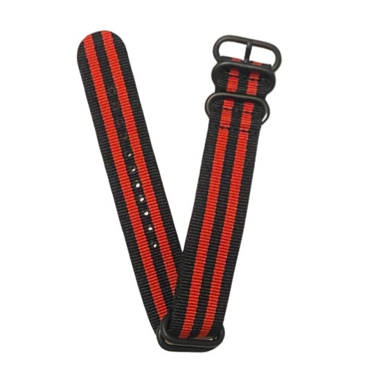 بند ساعت نیتو مشکی-قرمز