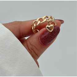 انگشتر آویز قلب