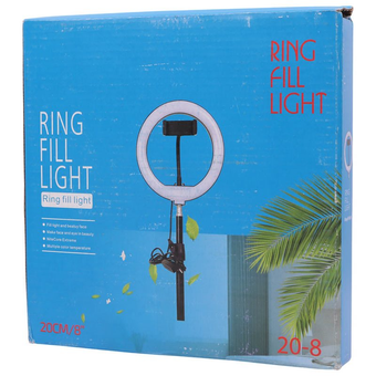 رینگ لایت 8 اینچ Ring Fill Light 20-8 Ring Fill Light 20-8 8 Inch Ring Light