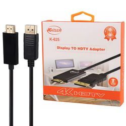 کابل تبدیل DisplayPort به HDMI کایزر Kaiser K-625 طول 1.8 متر