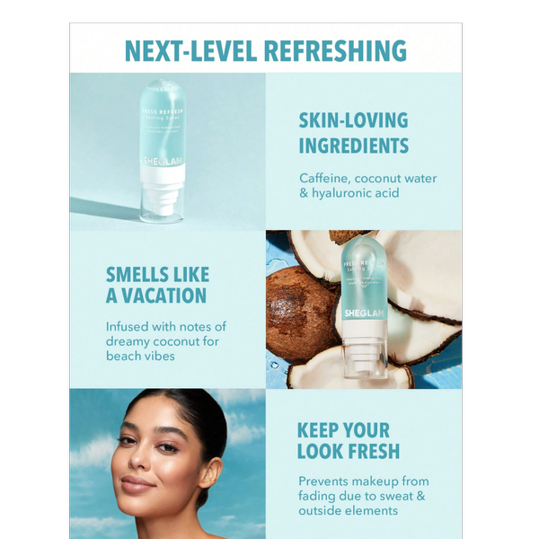 اسپری فیکس شیگلم Sheglam Press Refresh Setting Spray