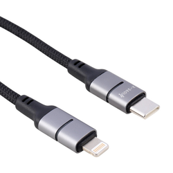 کابل تبدیل فست شارژ X-Energy X-360L Type-C To Lightning 3A PD 30W 1m