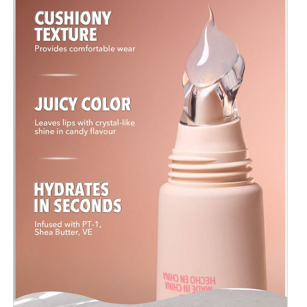 لیپ گلاس طعم دار شیگلم Crystal Glaze Moisturizing Lip Care sheglam
