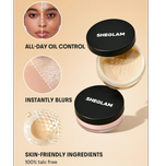پودر بیک شیگلم مدل لایت پینک | SHEGLAM Insta-Ready Loose Powder - Light Pink