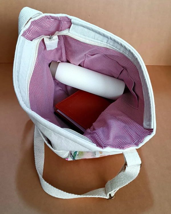 کیف زنانه متقال دستدوز با نقاشی دستی