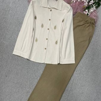 شومیز شلوار لنین کد 212