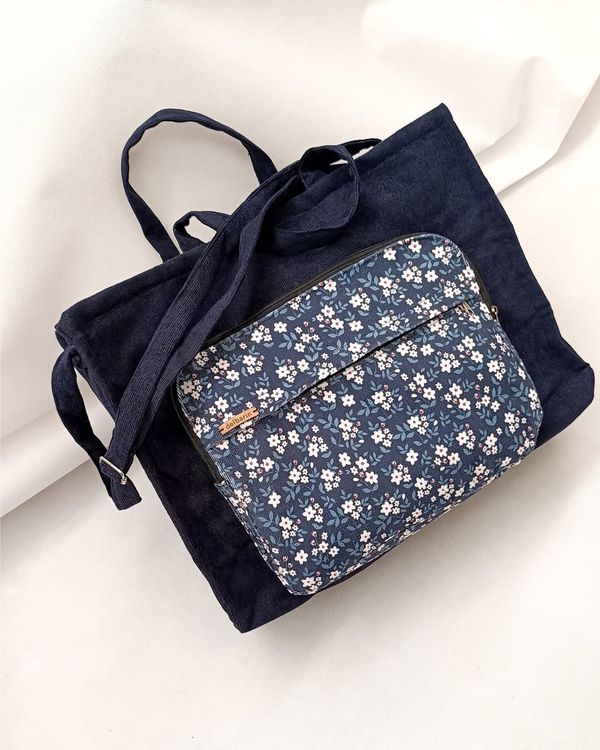 کیف دوشی دو زیپه مخمل زنانه