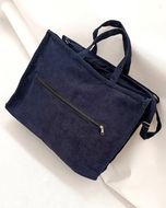 کیف دوشی دو زیپه مخمل زنانه