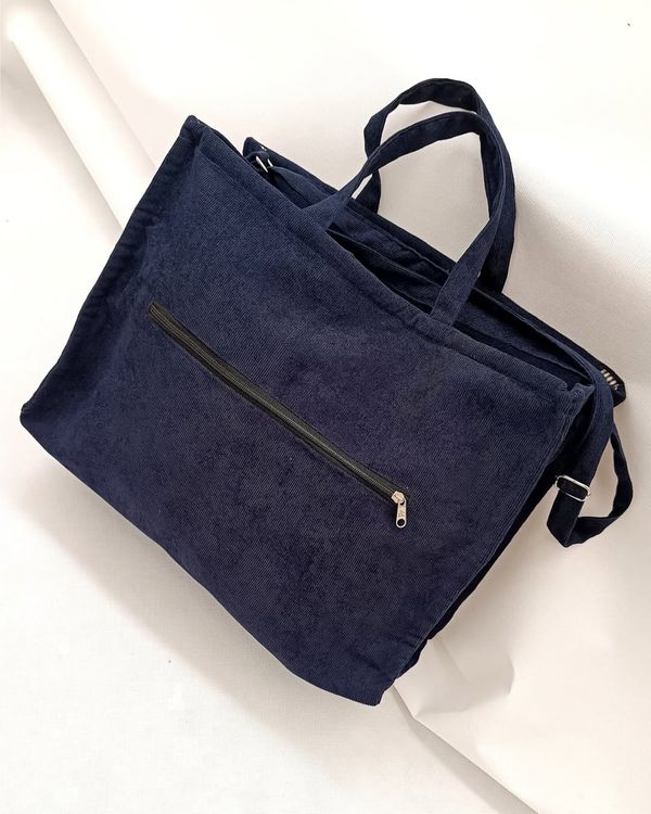 کیف دوشی دو زیپه مخمل زنانه