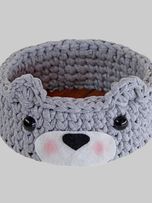 سبد قلاب بافی عروسک خرسی کد 66