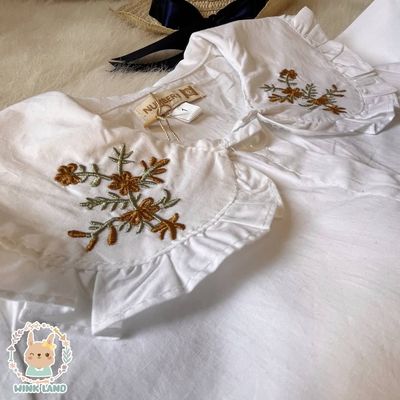 شومیز یقه گلدوزی