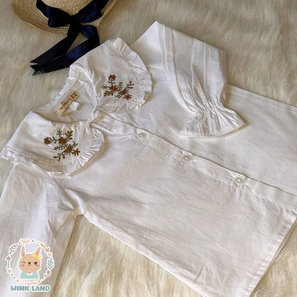 شومیز یقه گلدوزی