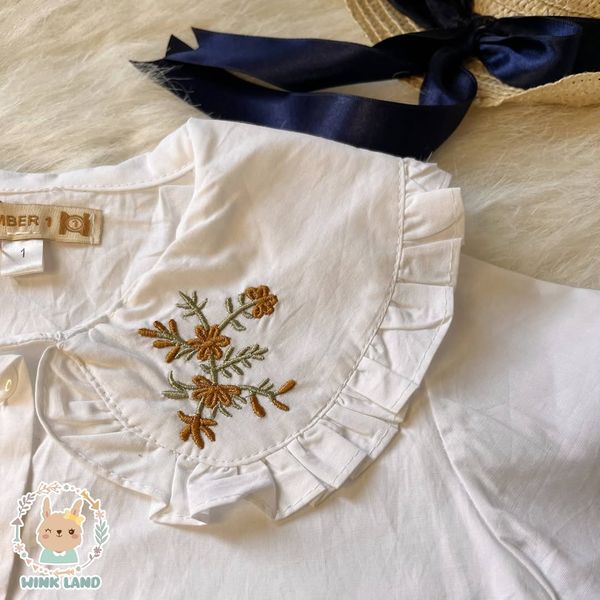 شومیز یقه گلدوزی