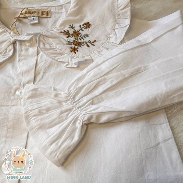 شومیز یقه گلدوزی