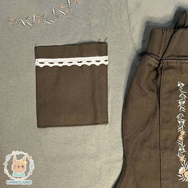 تیشرت شلوارک گلدوزی