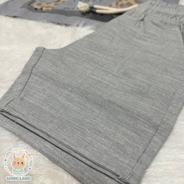 تیشرت شلوارک زرافه ای